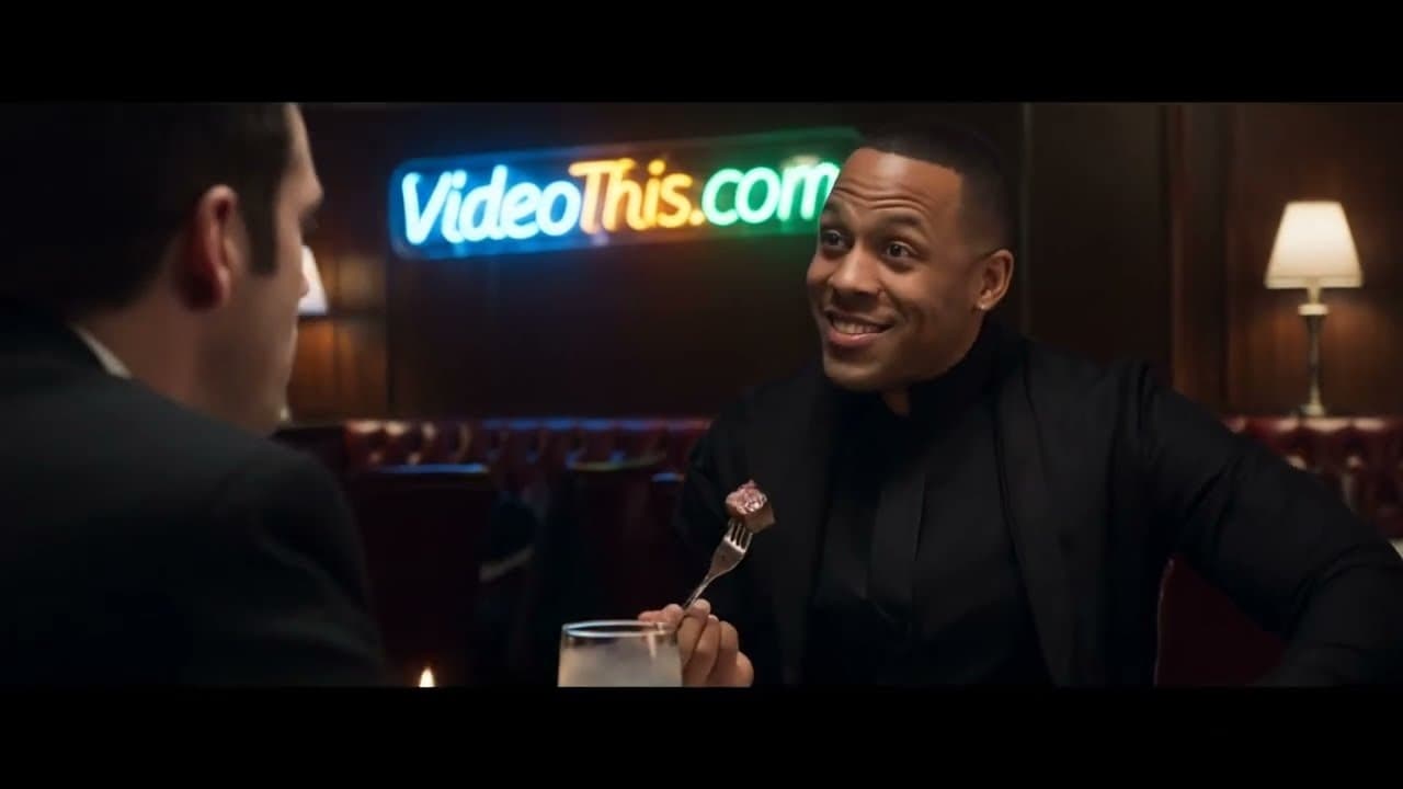 Google Veo3 AI Reimagines The Matrix: The Steak Scene (100% AI Generated)